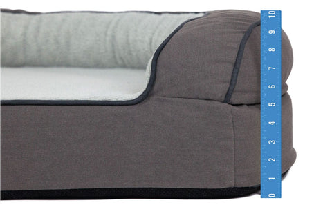 Chic pets - orthopedisch hondenbed - blauw - maat L - 91 x 68.5 Chic pets - orthopedisch hondenbed - blauw - maat L - 91 x 68.5